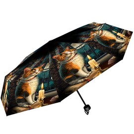 Nemesis Now Adventure Awaits Umbrella (LP), Multi-Colour, 55 cm