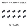 MOSFET P-Channel SI2301 A1SHB SMD SOT-23 Pack of 10