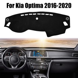 For Kia Optima 2016-20 Car Dashboard Cover Mat Non-Slip Sun Pad Cover Protector