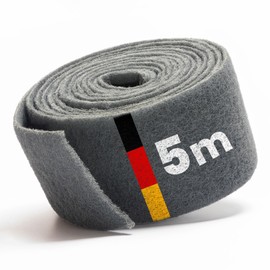 PICTORIS Abrasive fleece - Made in Germany - 5 m x 100 mm - grain 800 - extremely durable thanks to unique impregnation - sanding pad for wood, metal, stainless steel, etc.