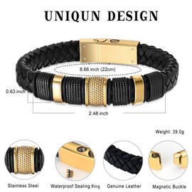 Minicremation Cremation Urn Bracelet for Ashes Keepsake Cuff Bangle Leather Bracelet for Women Men Memorial Cremation Jewellery Urn Holder, Stainless Steel, No Gemstone