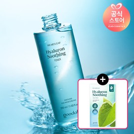 Club Clio Goodal Houttuynia Cordata Hyaluronic Soothing Toner 350ml 25AD + (Gift) 1 Hyaluronic Mask Pack / 구달 어성초 히알루론 수딩 토너350ml 25AD+(증정)히알루론마스크팩1매