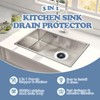 3 in 1 Kitchen Sink Drain Strainer & Stopper Combo,