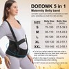 DOEOMK 5 in 1 Pregnancy Support Belt, Pregnancy Seat Belt