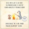 Mr. & Mrs. Panda Personalisiertes Deko Schild Pinguin Lagerfeuer DIN