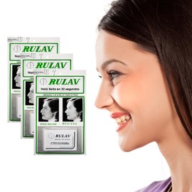 GAERO GLOBAL SOLUTION Kit de 3 Piezas de Corrector De Nariz Rulav Talla Mediana By Gaero Shop | Nariz Levantada en solo segundos |Perfilador de Nariz 