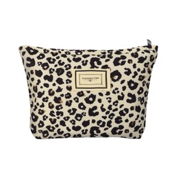 Tasche Leopardenmuster, Kosmetiktasche, 9.84 * 2.75 * 7.87Zoll Reise Kosmetiktasche mit Reißverschluss, Kosmetiktasche Aufbewahrungstasche, für Damen und Mädchen Schminktasche