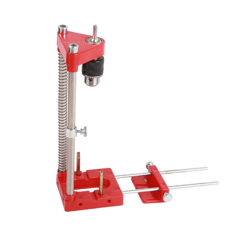 Woodworking Drill Guide Adjustable Drilling Template Hole Punch Locator for