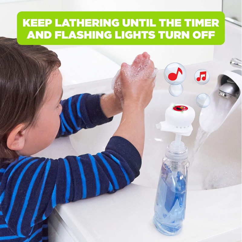 Sesame Street Elmo Soap Pump Musical Handwash Timer