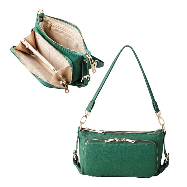 [Imai Bag] QUAY 44460N Wallet, Shoulder Wallet, Wallet, Wallet, Genuine