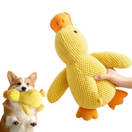 Antistressente für Hunde,Hundespielzeug,Pfotenmond Ente,Anti Stress Entes für Hund,Ente Kuscheltier,Beruhigende Spielzeugente,Dog Toys,Welpen Kreatives Plüsch Weiches Kissen für Kleine,Mittlere,Groß