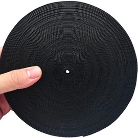 Velcro Cable Ties Black Resealable 20 m x 1 cm Velcro Cable Tie Free Cutting Length Velcro Tape for Cable Organising, Hoses, Cords