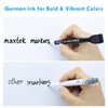 maxtek Magnetic Black Dry Erase Markers, 60 Count Fine Tip
