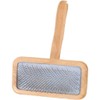 Dog & Cat brush, Pet unhair Brush with wooden Handle