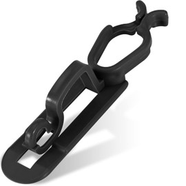 Christmas Light Gutter Clip Outdoor Shingle Clips 200 Pieces Holiday Hanger Hooks Compatible with C9 C7 C6 for Roof, Roof Ridge Line, Fence (Black)