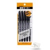 P-MO-120-MC-BK5 Permanent Pen, Mackie, Extra Fine Point, Black, 5 Pens