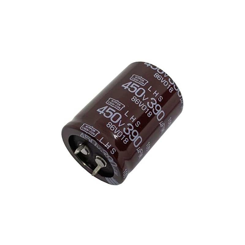 Elko Capacitor Radial 390µF 450V | Snap-in Electrolytic Capacitor up