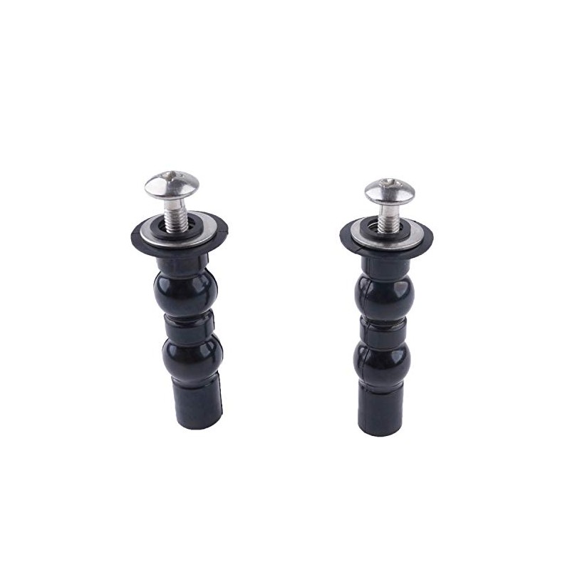TOTO Toilet Hinge Screw Kit - Expanding Rubber Bolt Top
