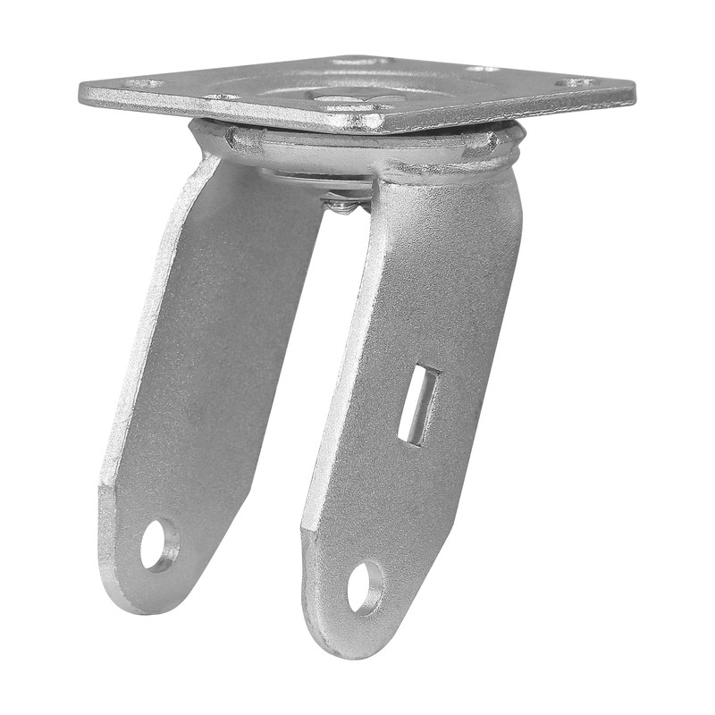 LONGRUNFORU 6" X 2" Swivel Caster Yoke, Zinc Plated Steel