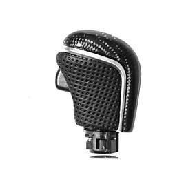 nuoozy Carbon Fiber Gear Shift Knob Cover Compatible with Toyota Camry 2018-2024 Corolla 2018-2023 Avalon 2019-2023 CHR 2022-2023 Shift Lever Knob Head Vehicle Modified Replacement Parts Black