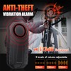 WSDCAM Upgraded Bike Alarm with Remote - 113dB Loud Anti-Theft