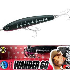 Lucky Craft Wonder 60 - Namisu Collaboration Color LUCKY CRAFT ESG Saltwater Lures Thimp Seabass Chinu Kiwi Flounder Fishing Lure (3314 Bone Magic)