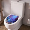 Honbay 3D Toilet Seat Stickers Decals, Waterproof and Removable (Sea