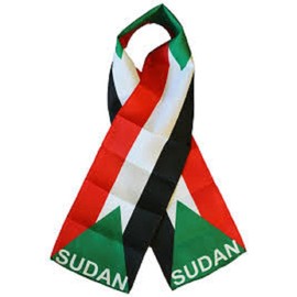 AES Wholesale Combo Set Sudan Sudanese Country 3x5 3’x5’ Flag and 8"x60" Scarf Fade Resistant Double Stitched Premium Penant House Banner Grommets