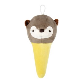 Livheart 87301-33 Relax Work Stiffness Reliever, Nemu Nemu Animals, Kururi Otter, Total Length Approx. 5.7 inches (14.5 cm), Relieves Stiff Shoulders, Massage