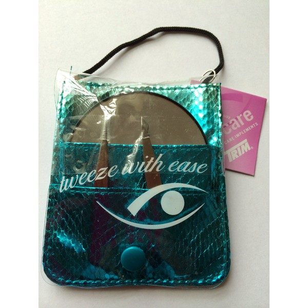 Trim Tweeze With Ease Mirror & Tweezers Set In Travel