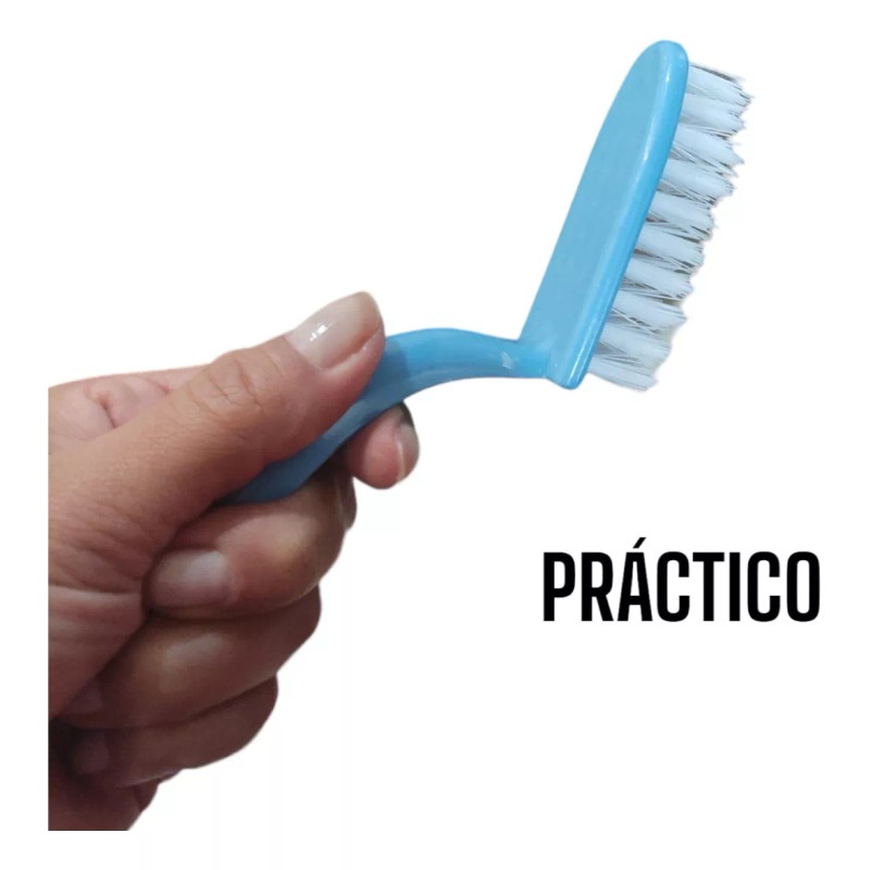 Comercial Set 3 Cepillos Limpieza Multiusos Baño Cocina Piso Baldosas