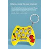 YHFITN Whack-A-Mole Game Pop It Pendant Keychain, Mini Tic-Tac-Toe Game