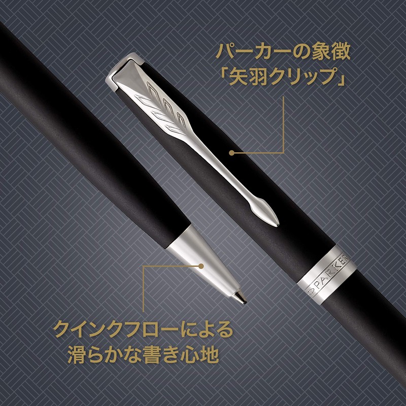 Parker Parker Ballpoint Pen Sonnet Matte Black CT Medium Stroke