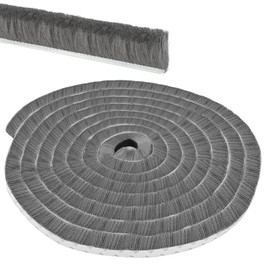 Skweawert Gray 32.81Ft 0.35Inch Wide x 0.91Inch Thick (10000x9x23mm) Weather Stripping Door Seal Tapes Furniture Felt Strip Rolls Felt Strips with Adhesive Backing Sliding Glass Door Weatherstripping