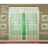 Today's Curtain, Priscilla Lace Bridal Swag 38", Ivory, 60" W