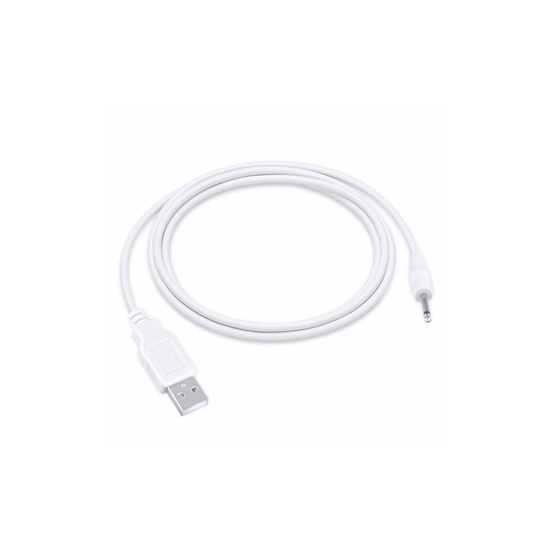 FITE ON 3ft White USB DC Power Adapter Charger Cable