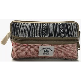 Handmade Artisan Himalayan Pink multicolor Boho Hippie handbag Purse wallet