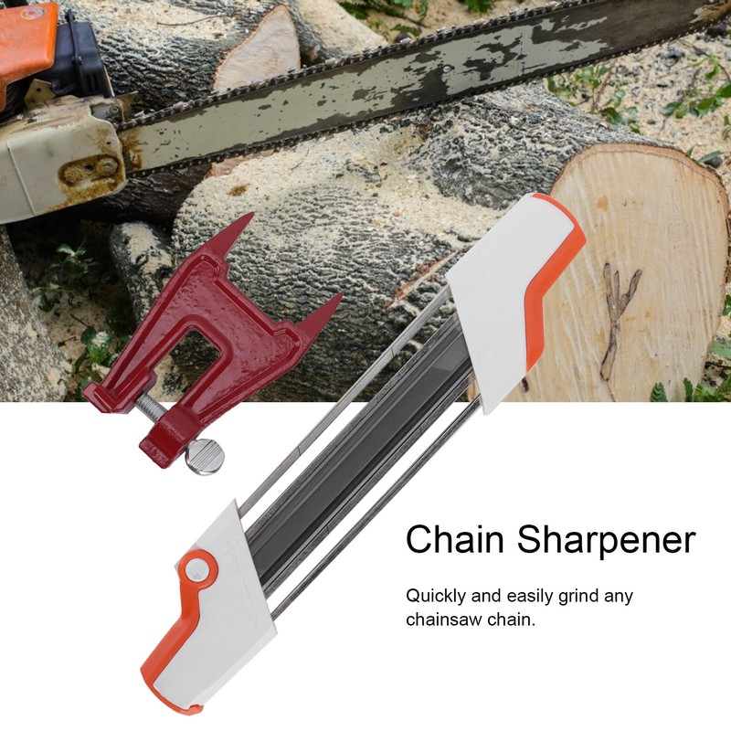 4.8mm Chainsaw Chain Sharpener Sharpening File with Chainsaw Filing Vise