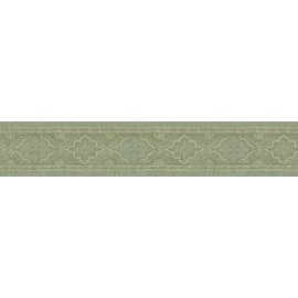 Chesapeake MAN01863B Alfred Paisley Wallpaper Border, Aqua