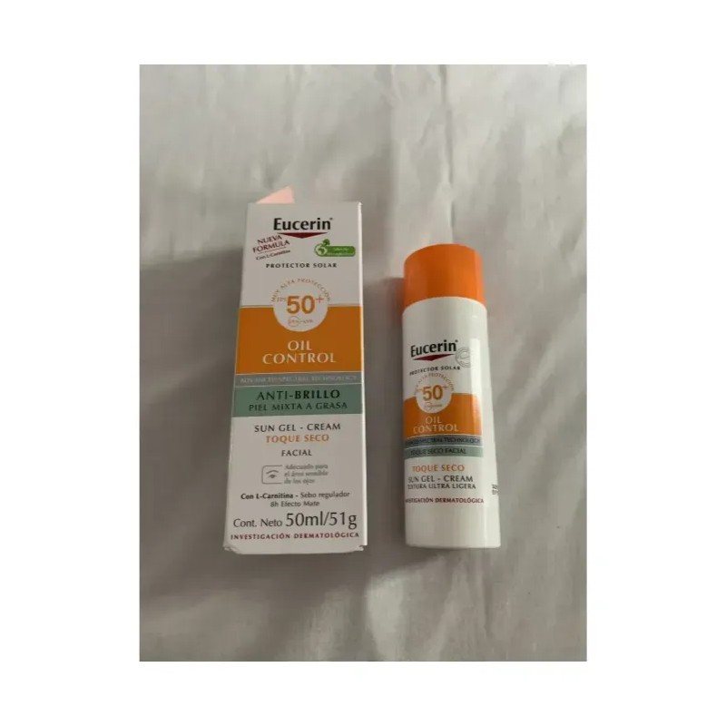 2pcs Protector Solar Eucerin Oil Control Spf50+ 50ml