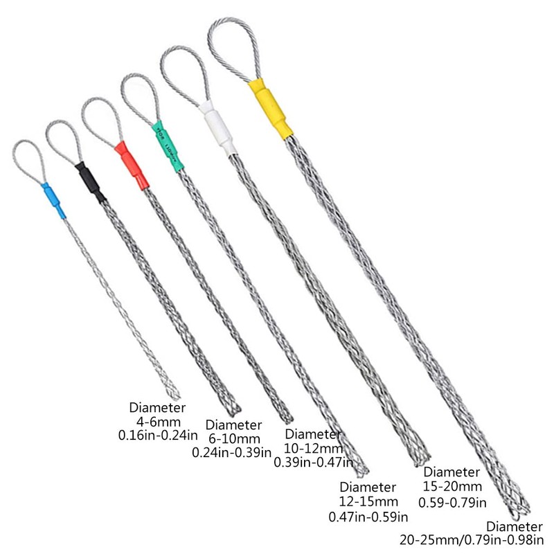 HEYLULU Anti-slip Pipeline Cable Puller Electroplating Pull Handle Metal Cable