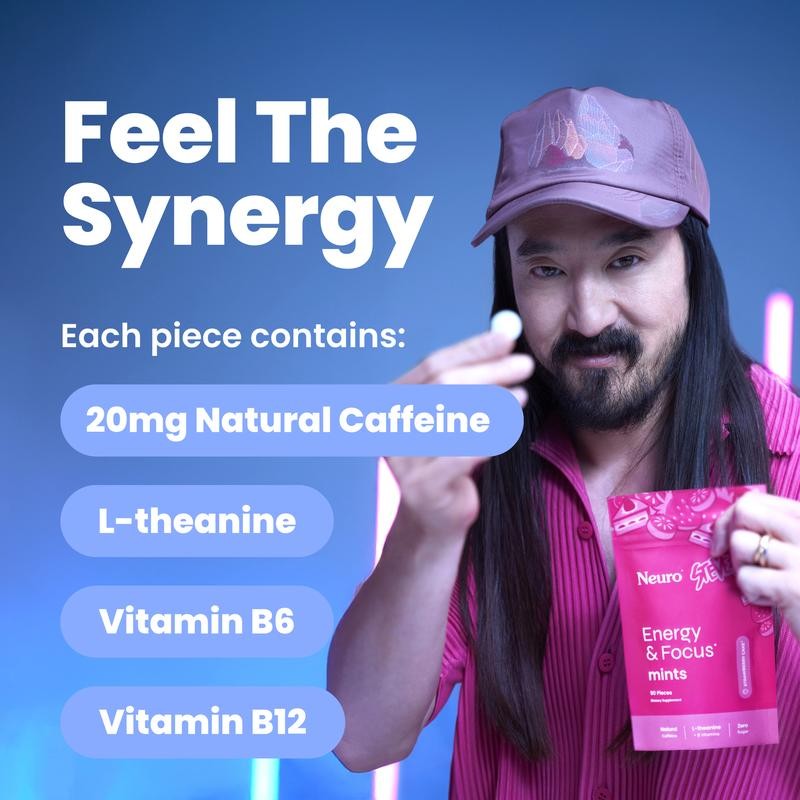 Neuro x Steve Aoki Energy & Focus Mints (Limited Edition)