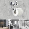 WOLIBEER Crystal Toilet Paper Holder, Polished Chrome Tissue Paper Holder