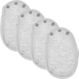 Baby Hayi Extension - 4 Pack Double Layer Cotton Bodysuit Extenders for Babies Soft and Breathable Grey 5.11 X 3.54 Inches for Extra Warmth and Comfort