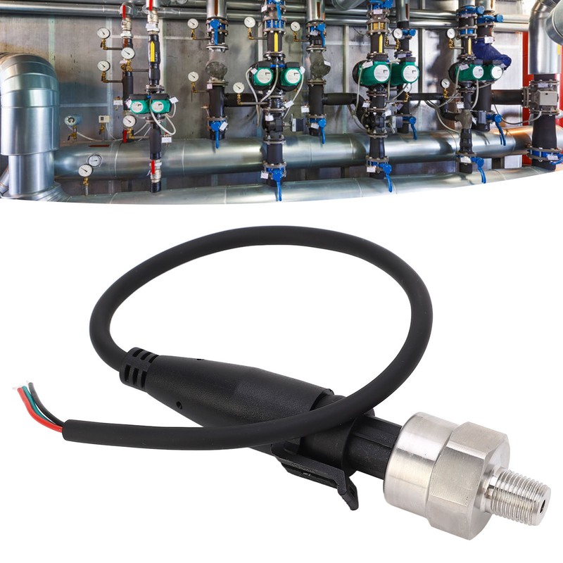 Pressure Transducer Stainless Steel 1/8in 27NPT Thread 100PSI Pressure Probe