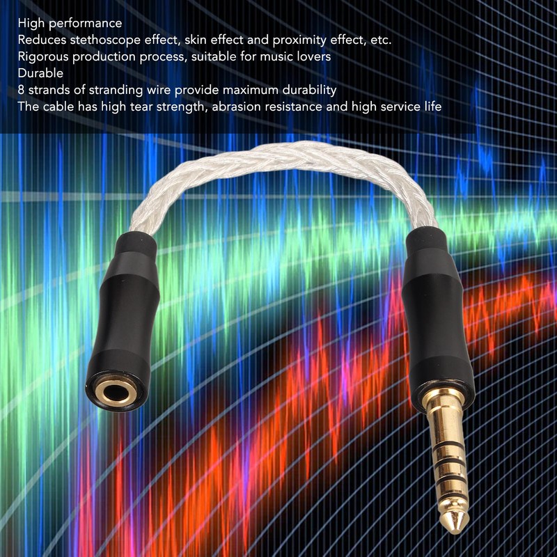 3.5mm to 4.4mm Headphone Adapter Cable Gold Plated 3.5mm Stereo