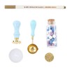 Wax Sealing Stamp Kit Clear Pattern Delicate Wax Detachable Handle