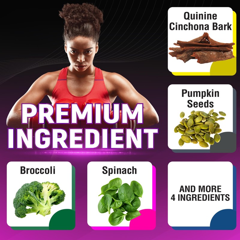 CIVIMUNA Quinine Cinchona Bark Capsules with Quinine Cinchona Bark, Pumpkin