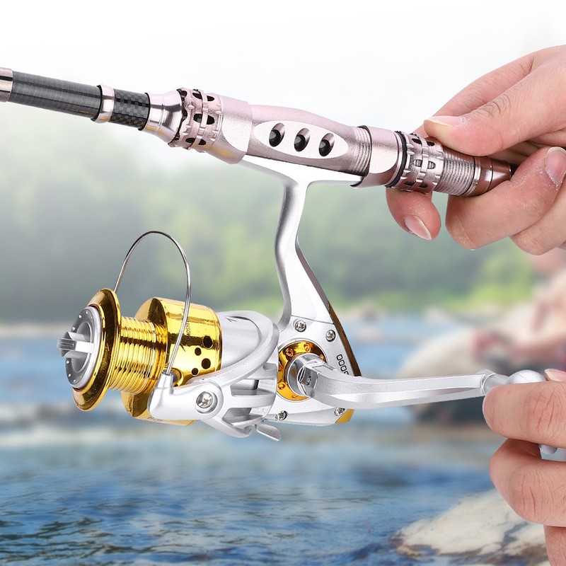 1000-7000 Saltwater Ice Fishing Spinning Reel Sea 5.5:1 Line Wheel