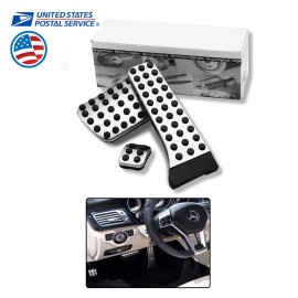 Unbranded Gas Brake Emergency Pedal Cover For Mercedes C E S GLW SLK W203 W204 W211 W212